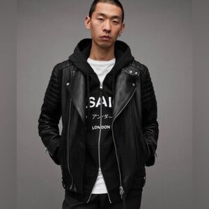 Allsaints Leather Motorcycle Jacket